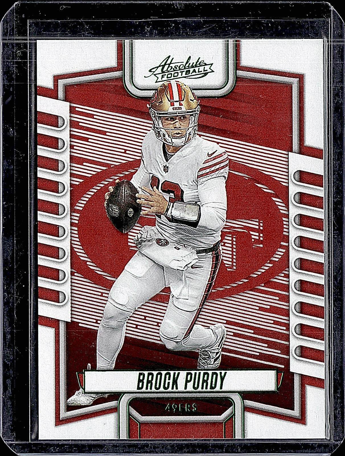 2023 Panini Absolute #18 Brock Purdy Red