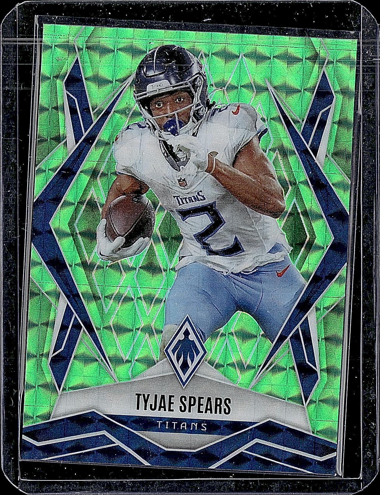 2025 Panini Phoenix #56 Tyjae Spears Silver Mojo Prizm
