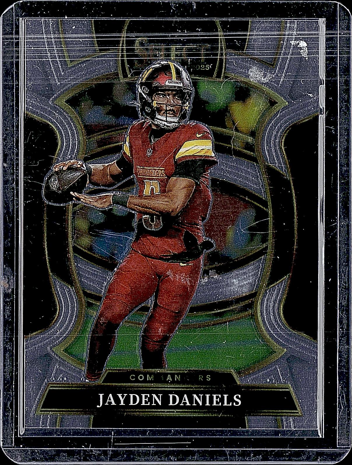 2025 Panini Select #88 Jayden Daniels Silver Prizm