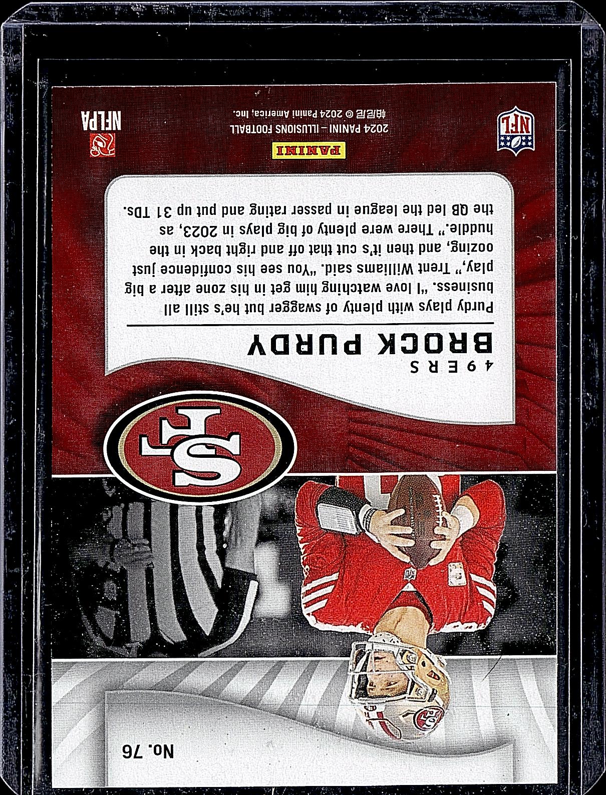 2024 Panini Illusions #76 Brock Purdy Retail