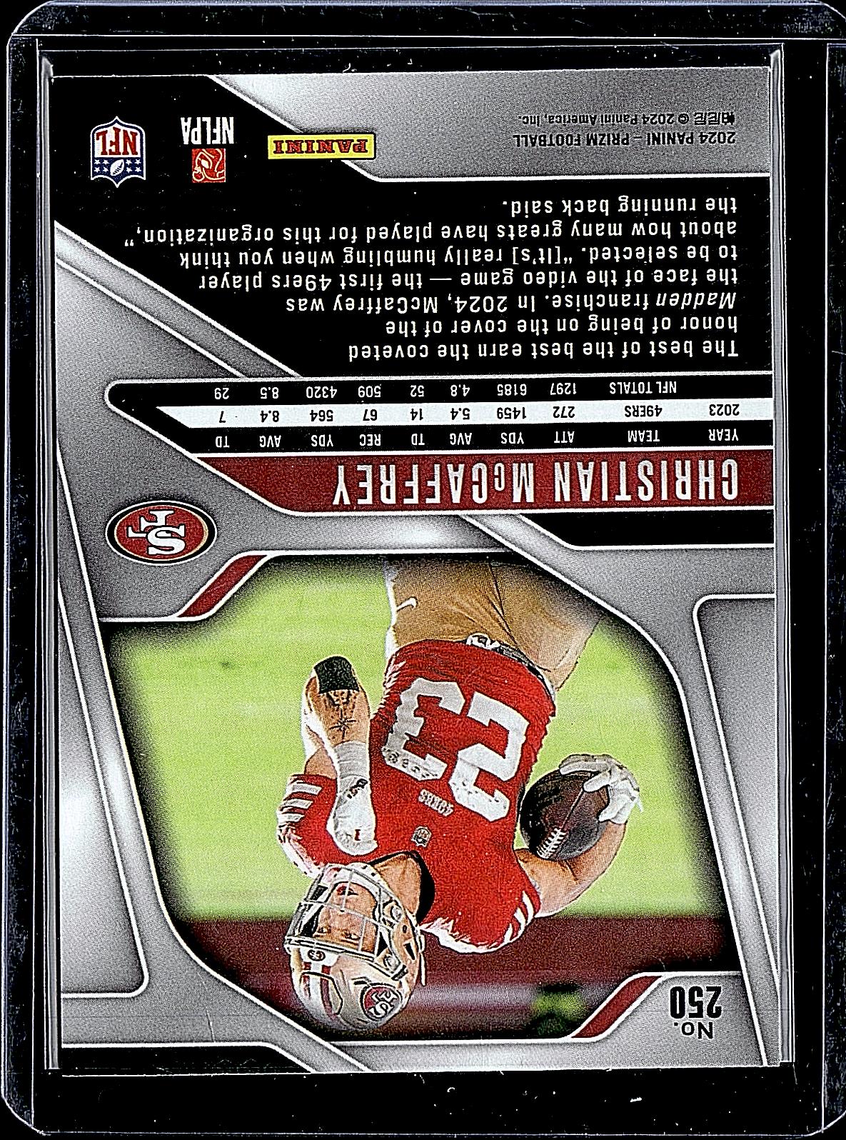 2024 Panini Prizm #250 Christian McCaffrey