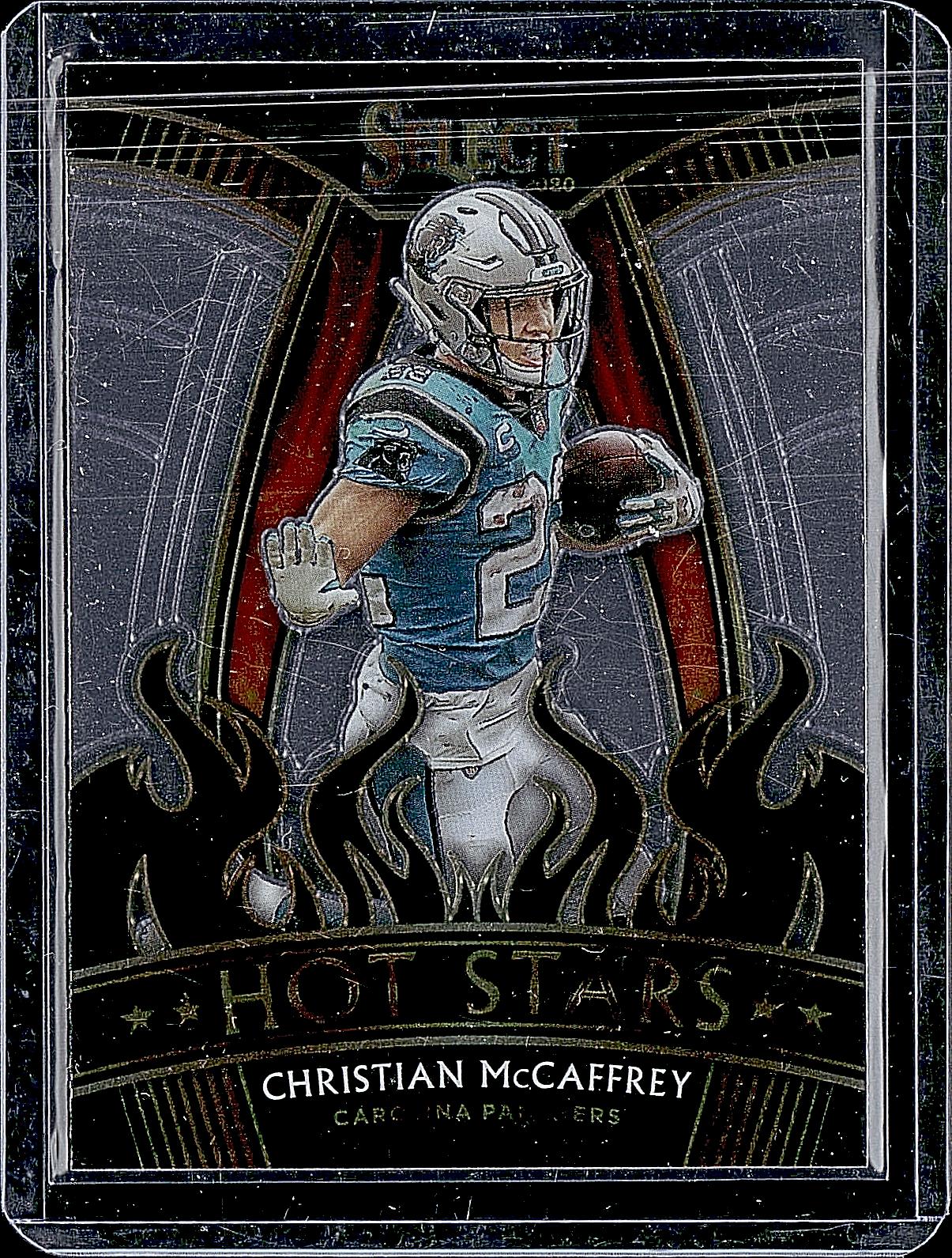 2020 Panini Select #HS16 Christian McCaffrey Hot Stars
