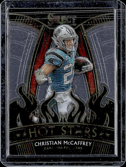 2020 Panini Select #HS16 Christian McCaffrey Hot Stars