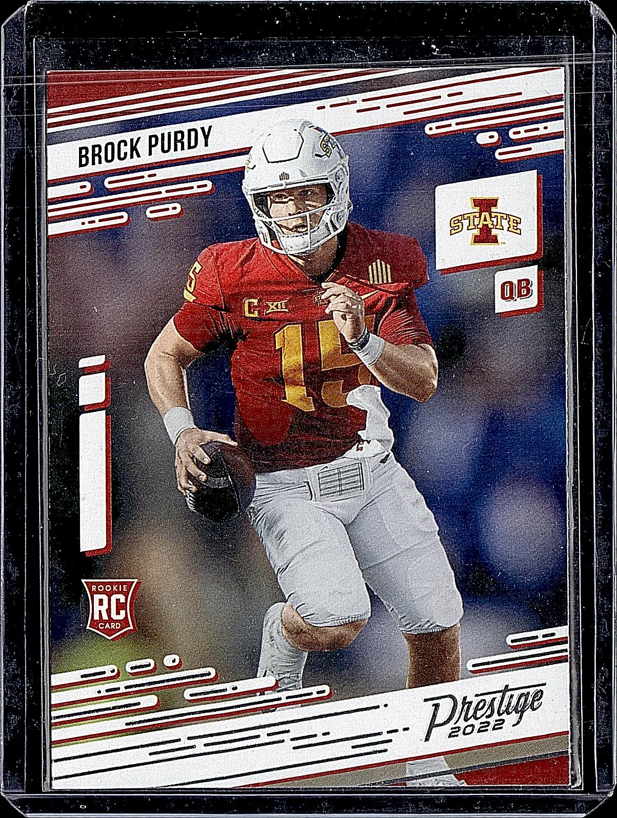 2022 Panini Chronicles Draft Picks #25 Brock Purdy Prestige