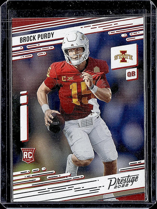 2022 Panini Chronicles Draft Picks #25 Brock Purdy Prestige