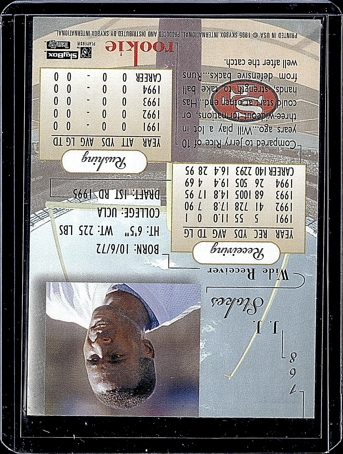 1995 SkyBox Premium #168 J.J. Stokes