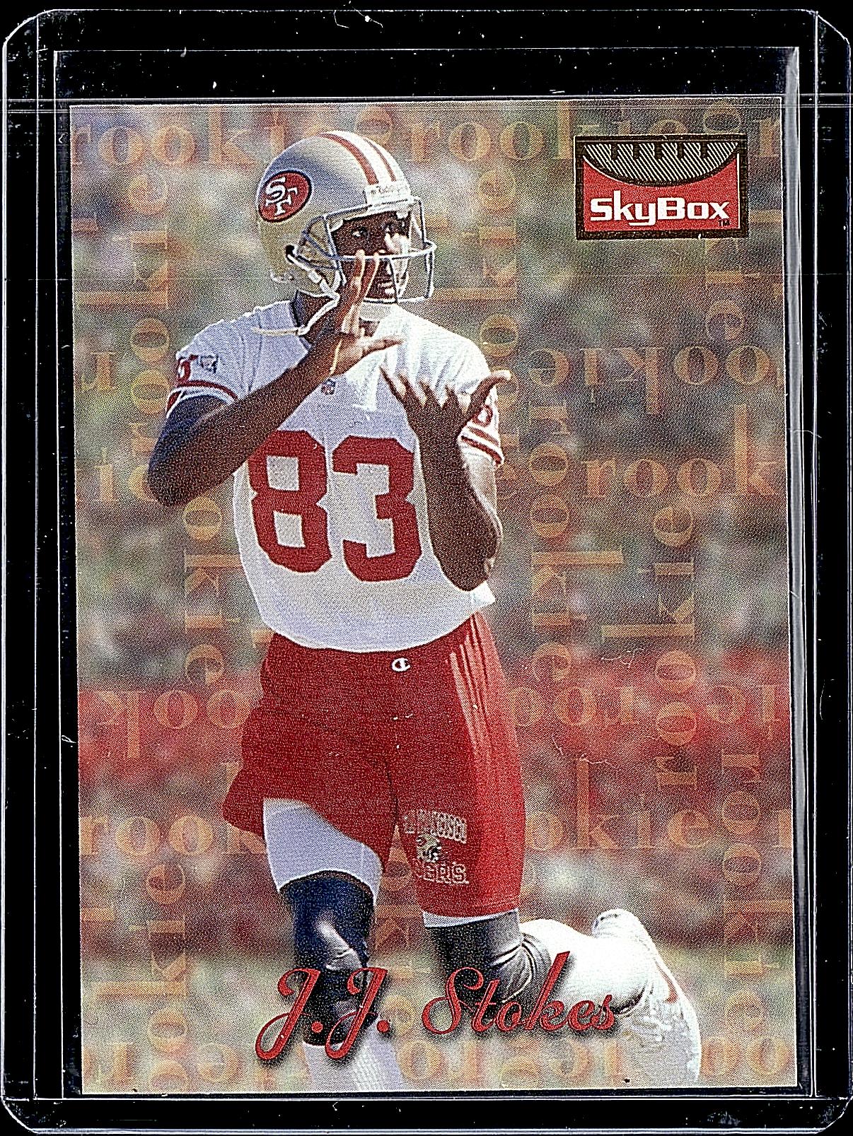 1995 SkyBox Premium #168 J.J. Stokes