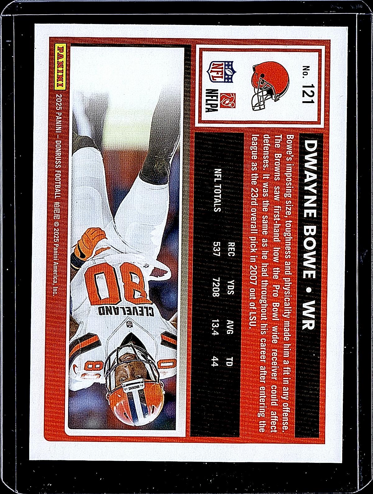 2025 Donruss #121 Dwayne Bowe