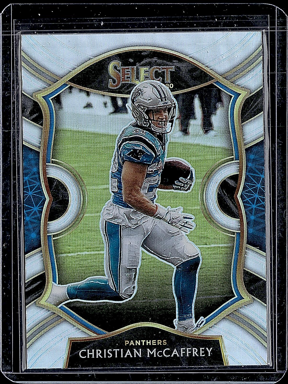 2020 Panini Select #7 Christian McCaffrey Silver Prizm