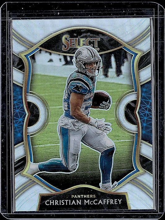 2020 Panini Select #7 Christian McCaffrey Silver Prizm