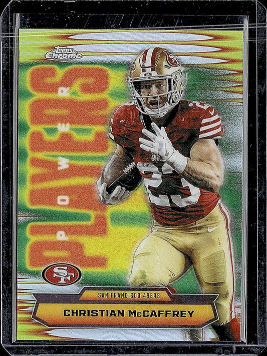 2025 Topps Chrome #PP-15 Christian McCaffrey Power Players