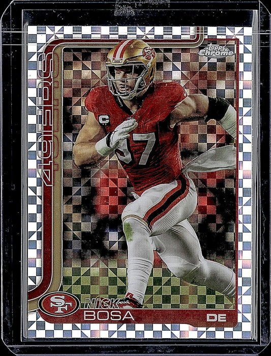 2025 Topps Chrome #264 Nick Bosa Topps Refractor
