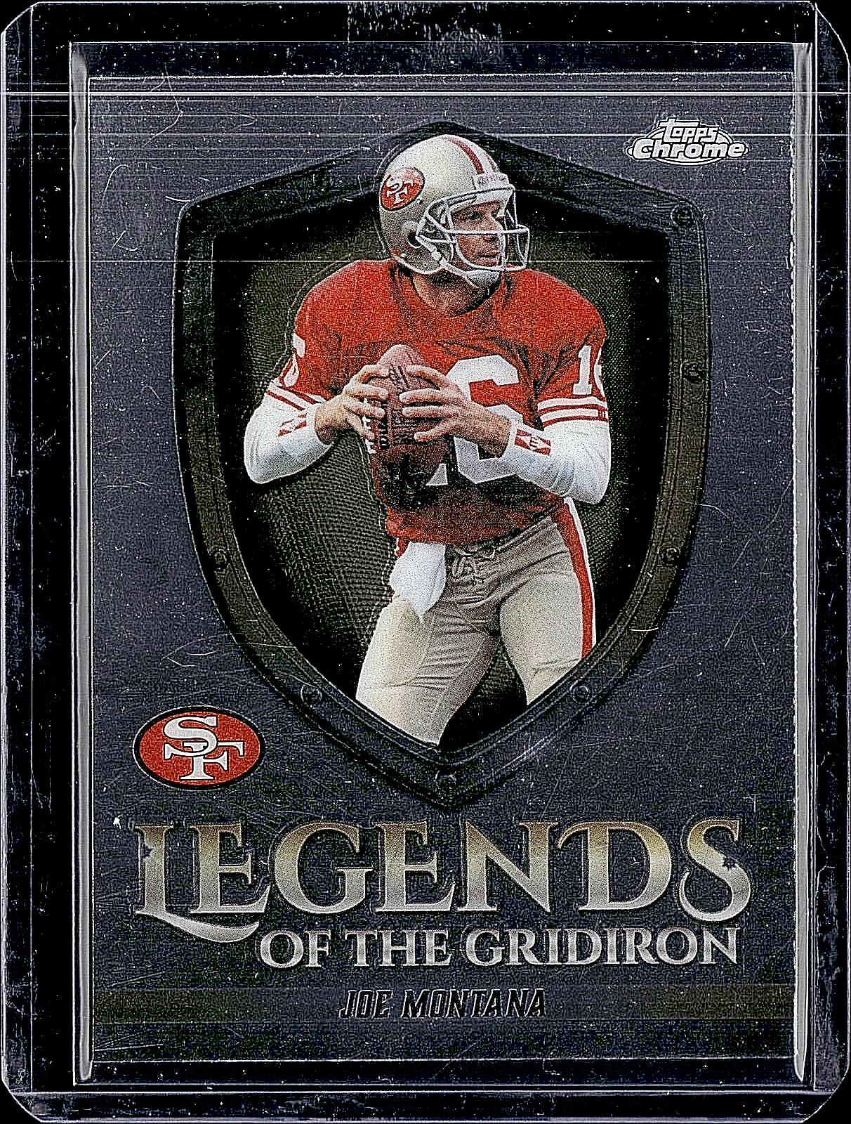 2025 Topps Chrome #LOG-8 Joe Montana Legends of the Gridiron