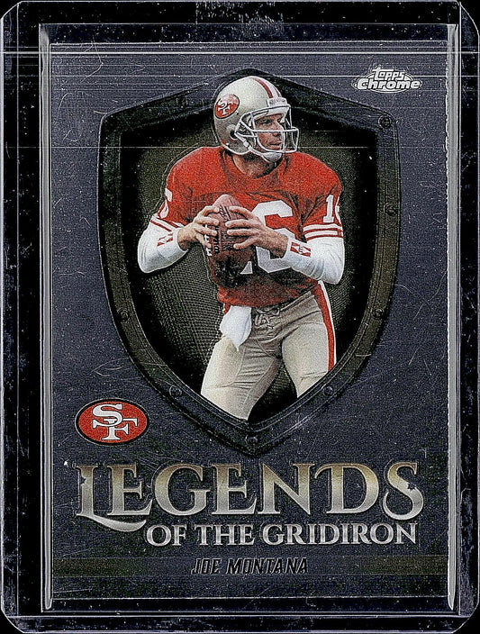 2025 Topps Chrome #LOG-8 Joe Montana Legends of the Gridiron