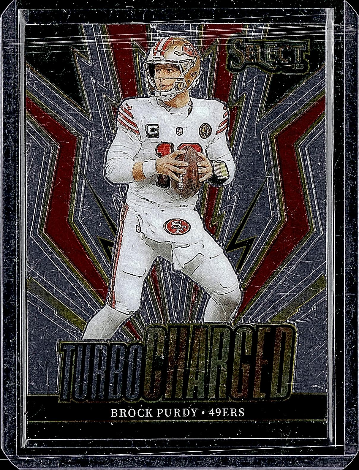 2023 Panini Select #TUR-BPU Brock Purdy Turbocharged