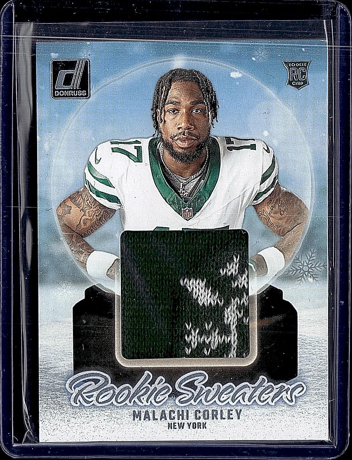 2024 Donruss #RHS-MCO Malachi Corley Rookie Holiday Sweater