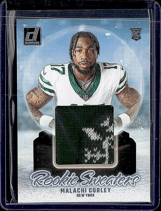 2024 Donruss #RHS-MCO Malachi Corley Rookie Holiday Sweater