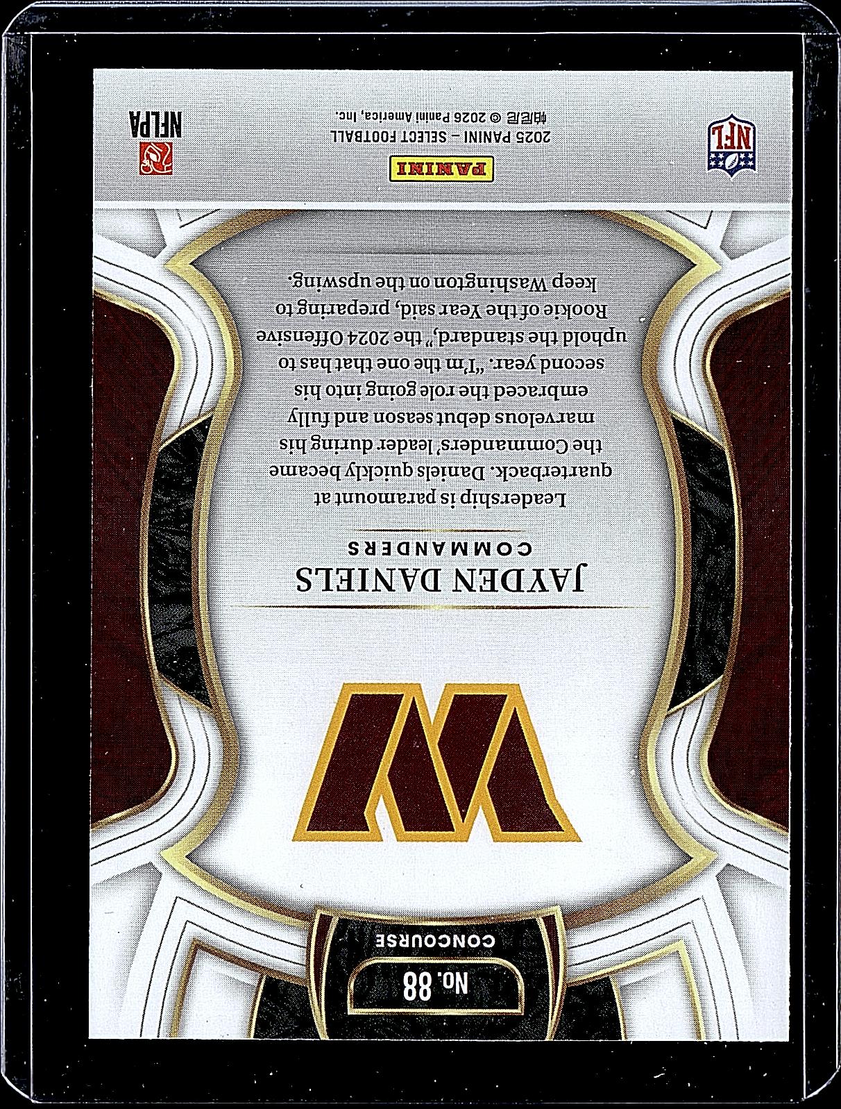2025 Panini Select #88 Jayden Daniels
