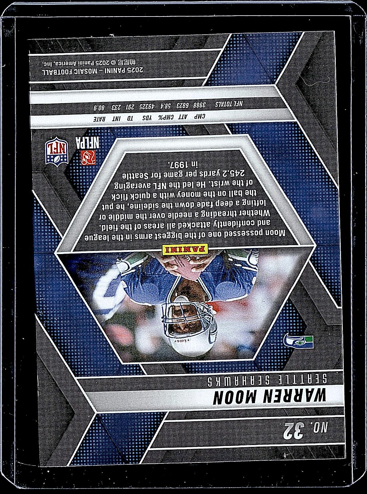 2025 Panini Mosaic #32 Warren Moon