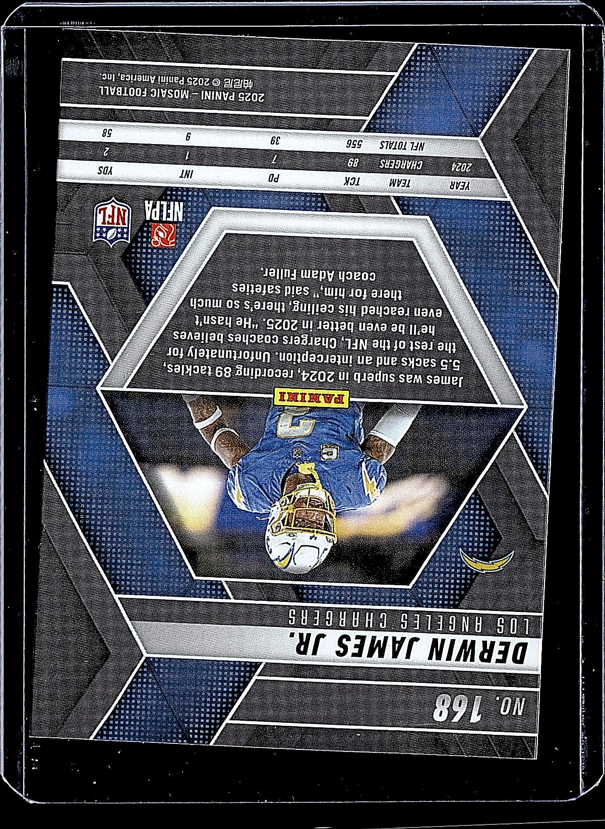 2025 Panini Mosaic #168 Derwin James Jr.