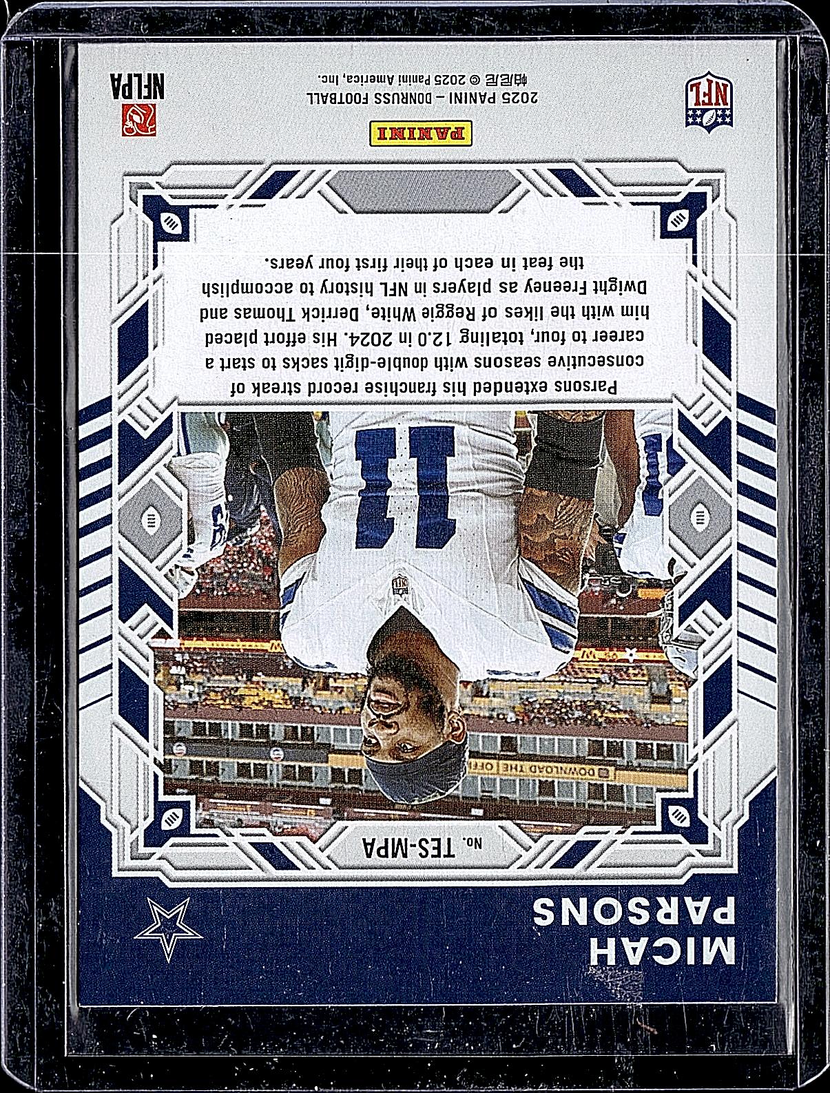 2025 Donruss #TES-MPA Micah Parsons Elite Series