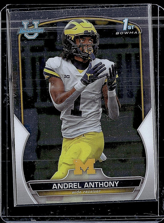 2022 Bowman University Chrome #63 Andrel Anthony