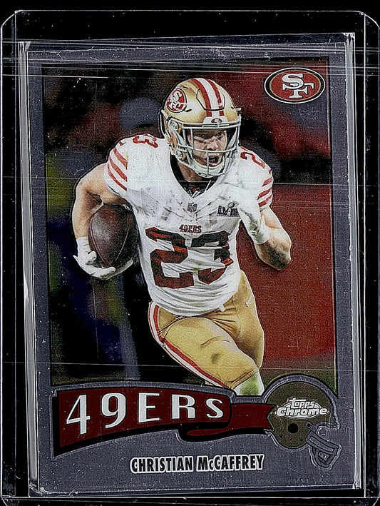 2025 Topps Chrome #1975-29 Christian McCaffrey 1975 Topps Refractor