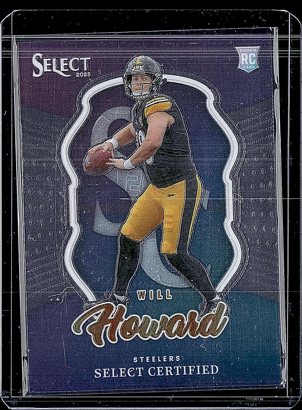 2025 Panini Select #15 Will Howard Select Certified Rookies