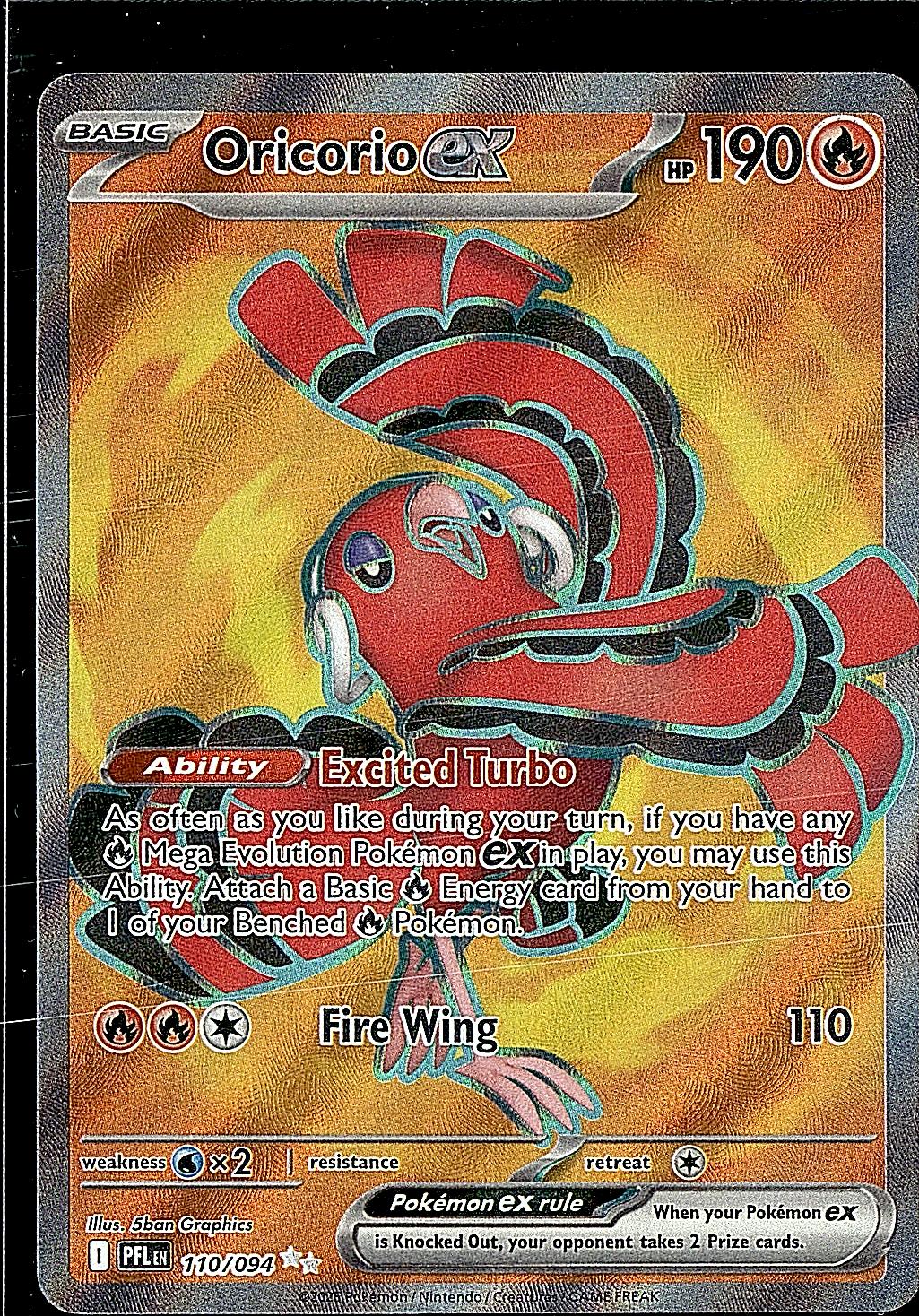 ME02: Phantasmal Flames #110/094 Oricorio ex