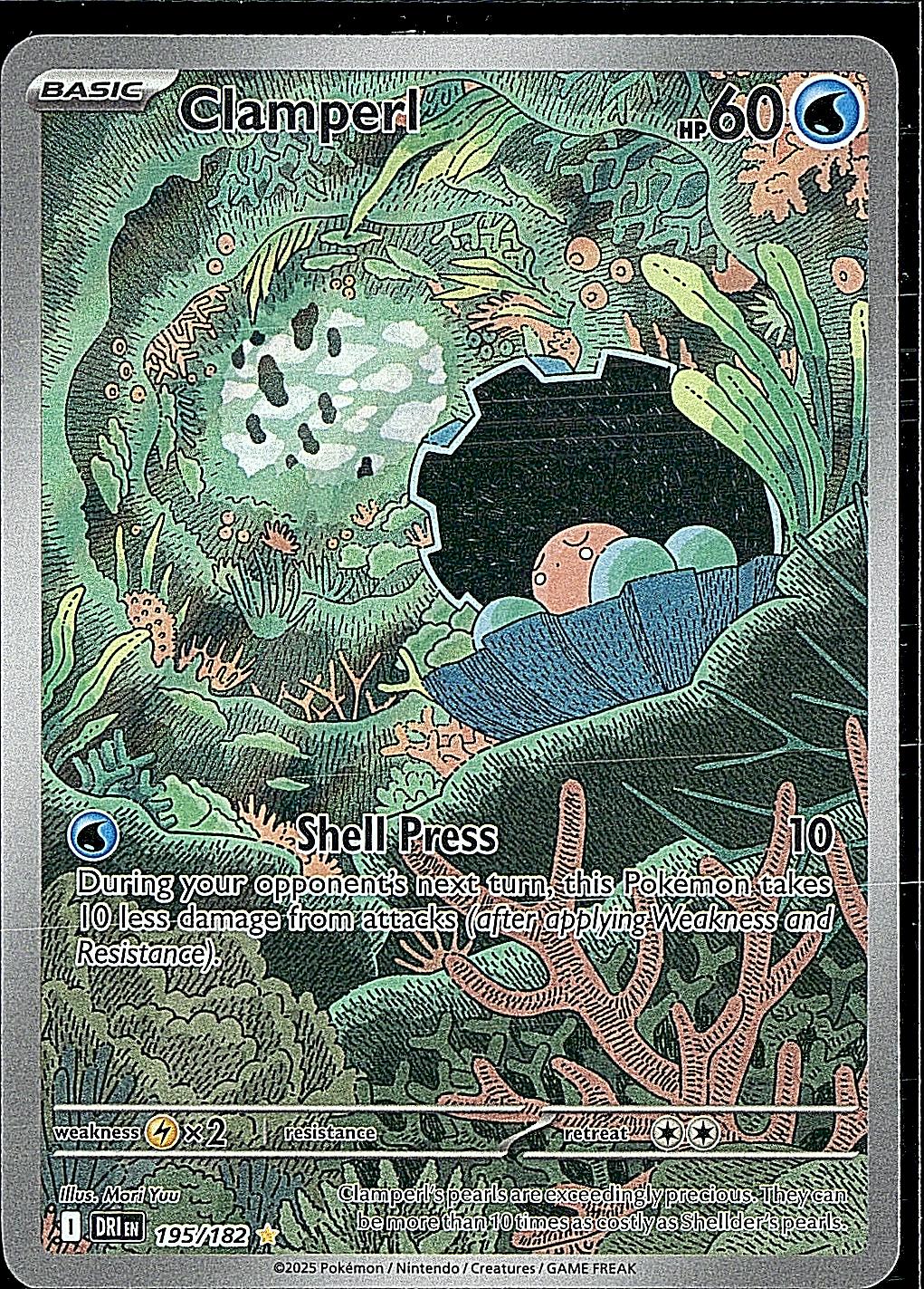 SV10: Destined Rivals #195/182 Clamperl
