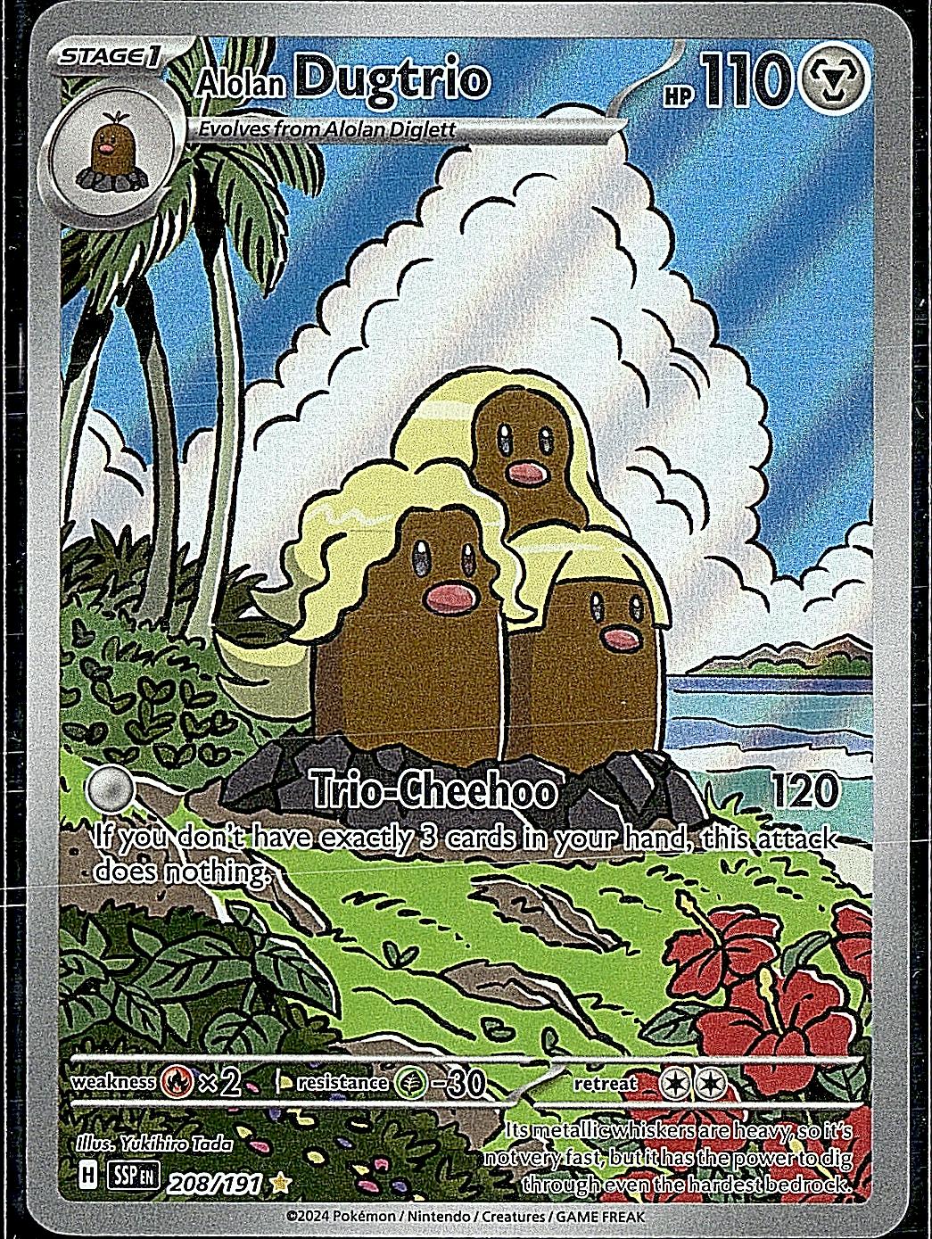 SV08: Surging Sparks #208/191 Alolan Dugtrio