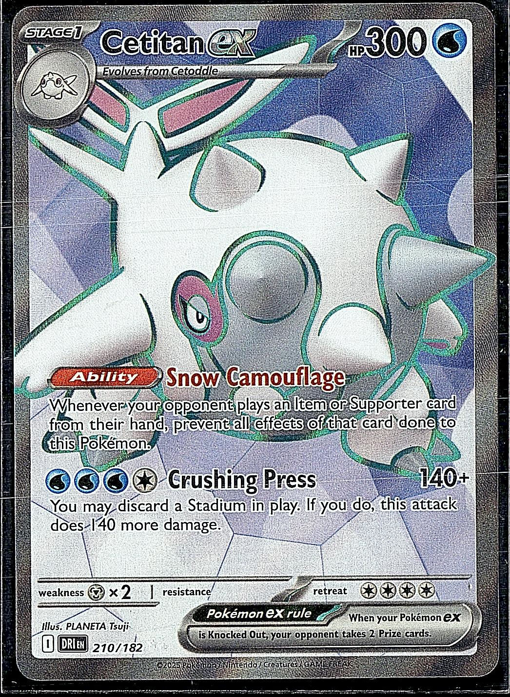 SV10: Destined Rivals #210/182 Cetitan ex