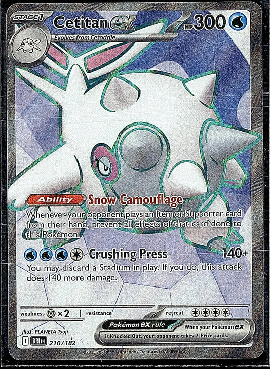 SV10: Destined Rivals #210/182 Cetitan ex