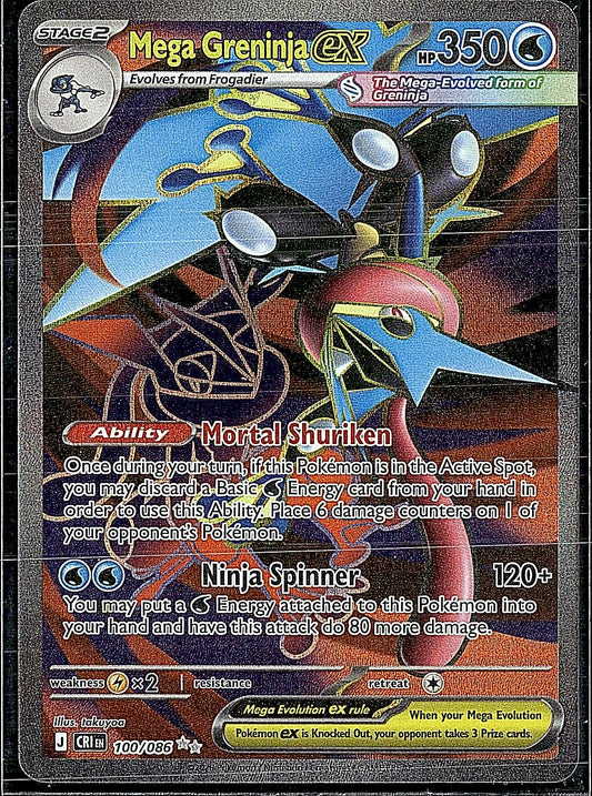 ME04: Chaos Rising #100/086 Mega Greninja ex