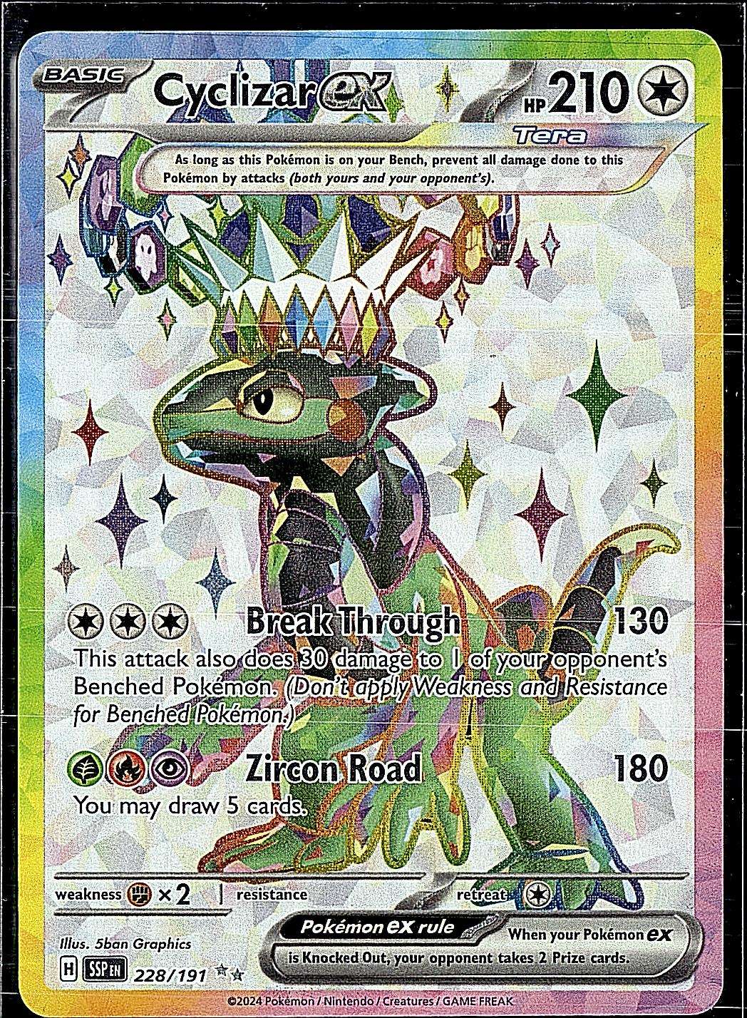 SV08: Surging Sparks #228/191 Cyclizar ex