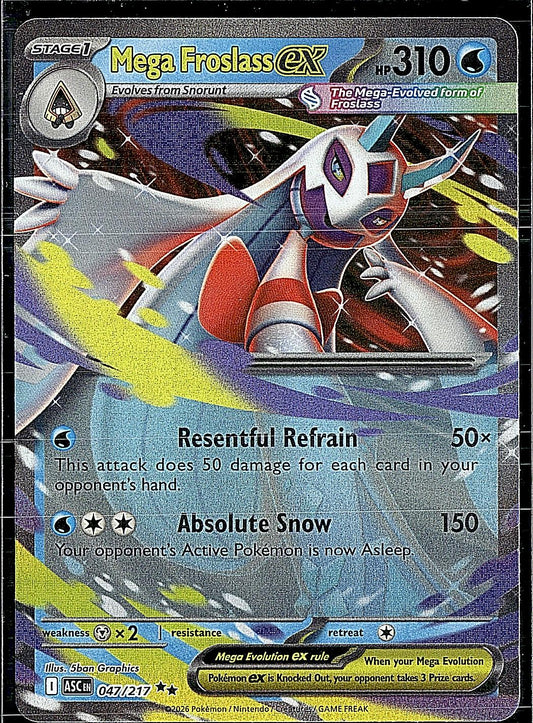 ME: Ascended Heroes #047/217 Mega Froslass ex
