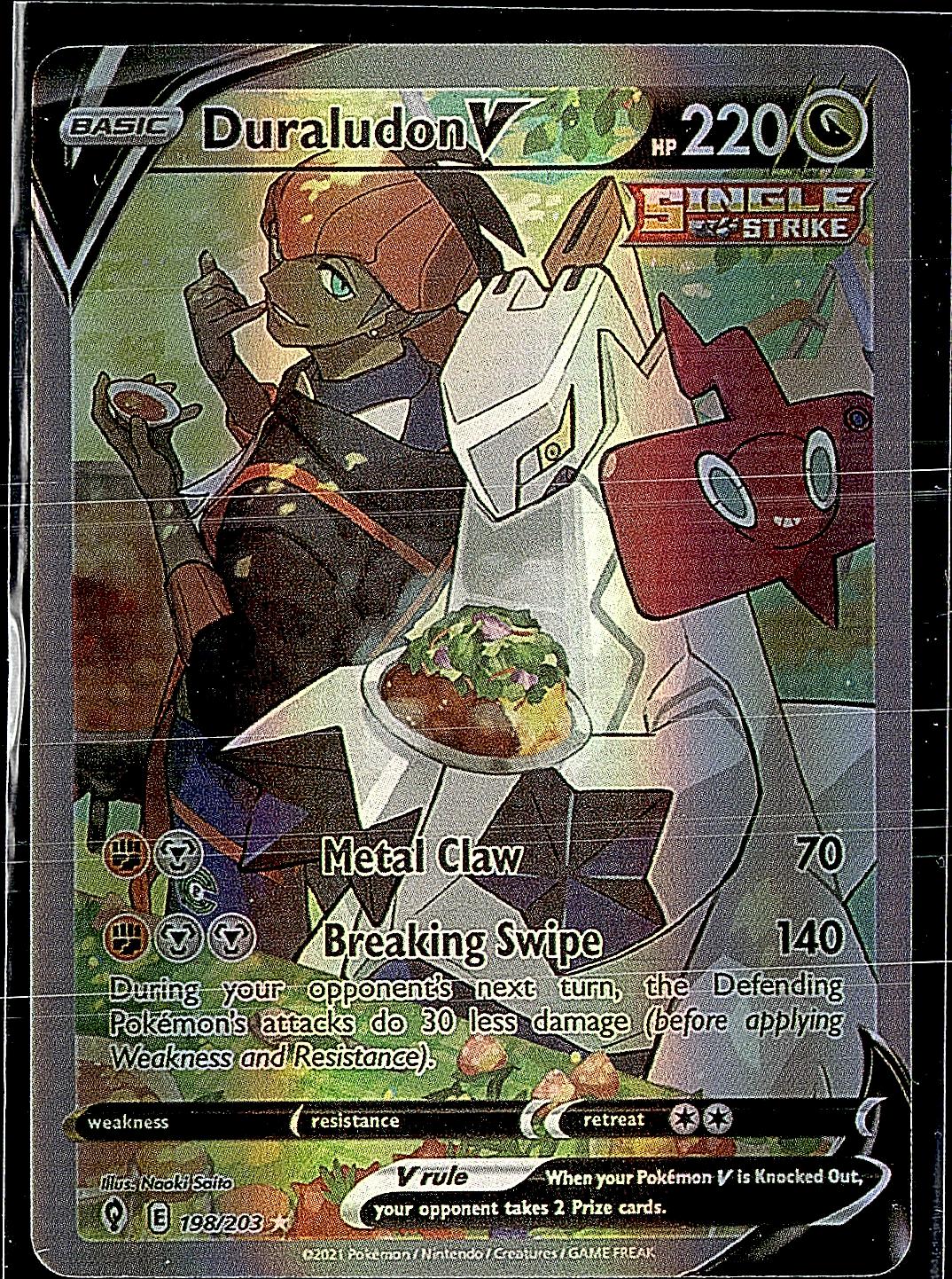 SWSH07: Evolving Skies #198/203 Duraludon V (Alternate Full Art)