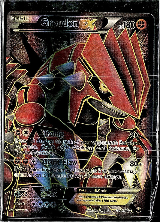 Dark Explorers #106/108 Groudon EX (106 Full Art)