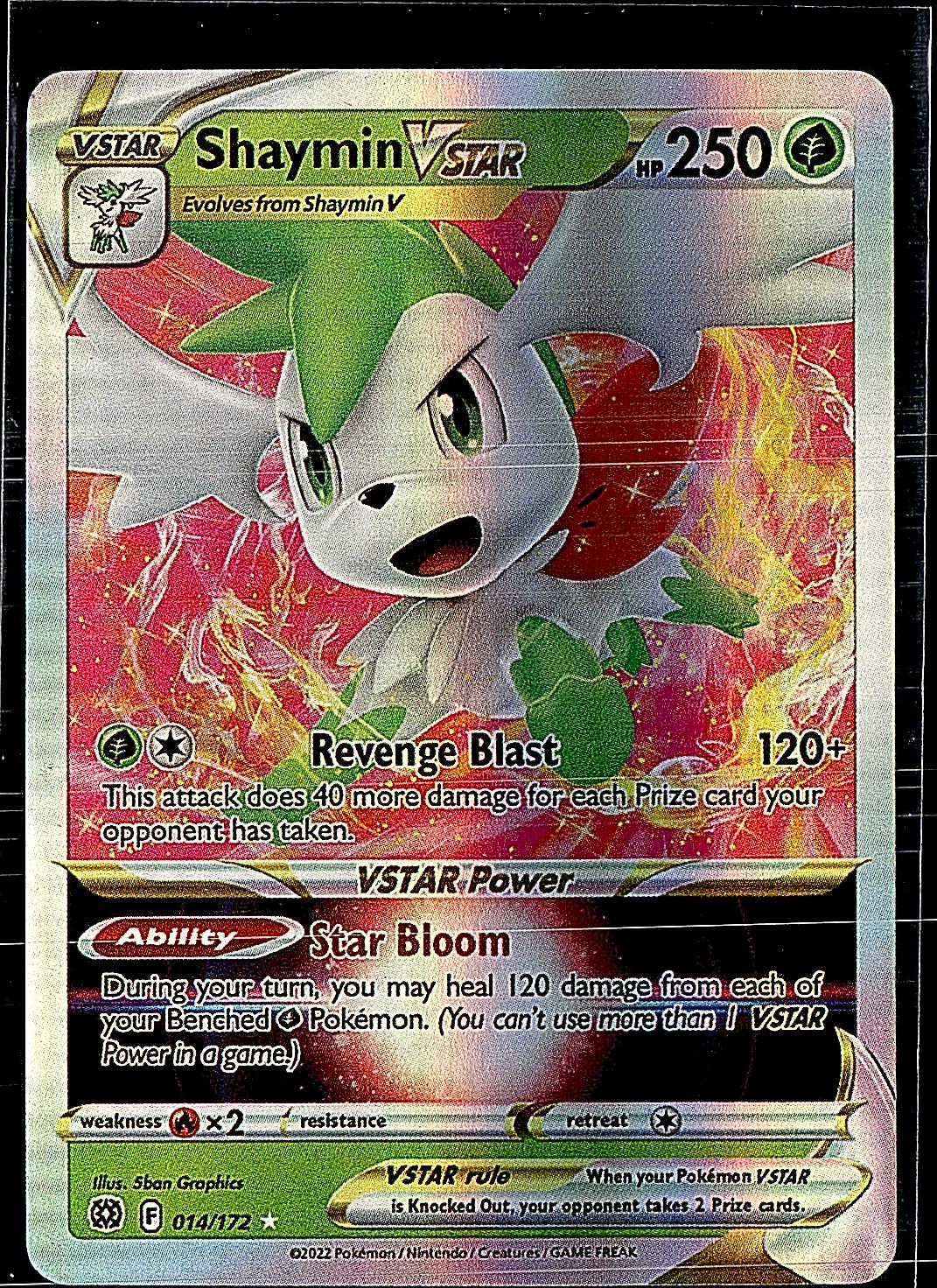SWSH09: Brilliant Stars #014/172 Shaymin VSTAR