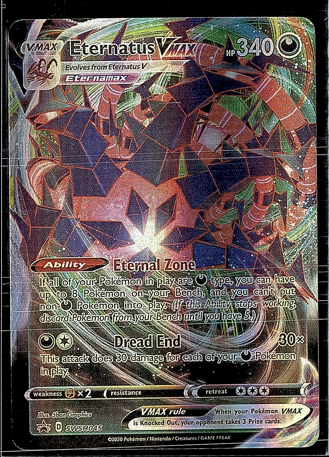 SWSH: Sword & Shield Promo Cards #SWSH045 Eternatus VMAX