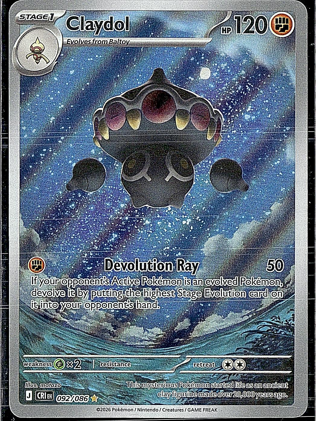 ME04: Chaos Rising #092/086 Claydol