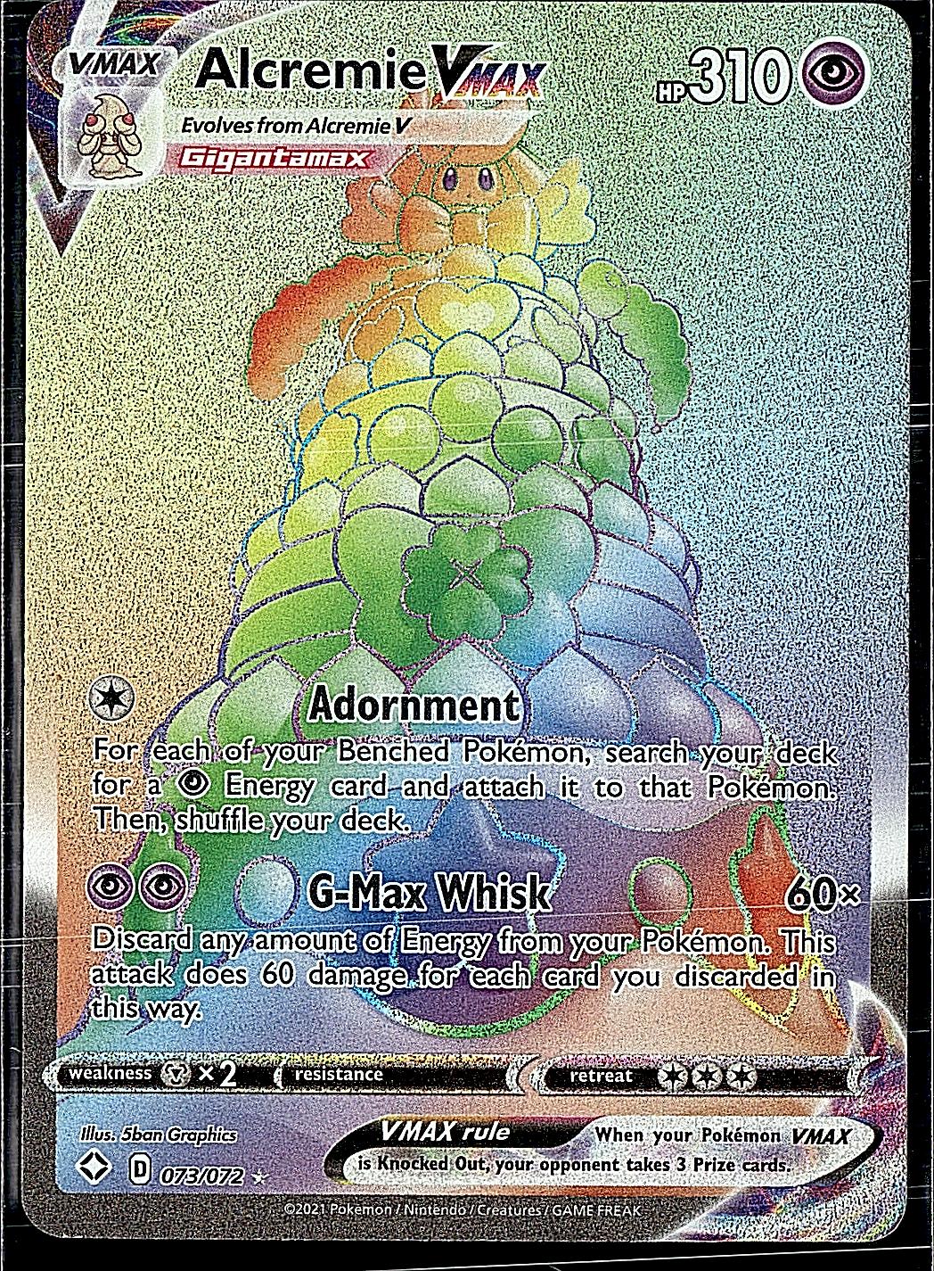 Shining Fates #073/072 Alcremie VMAX (Secret)