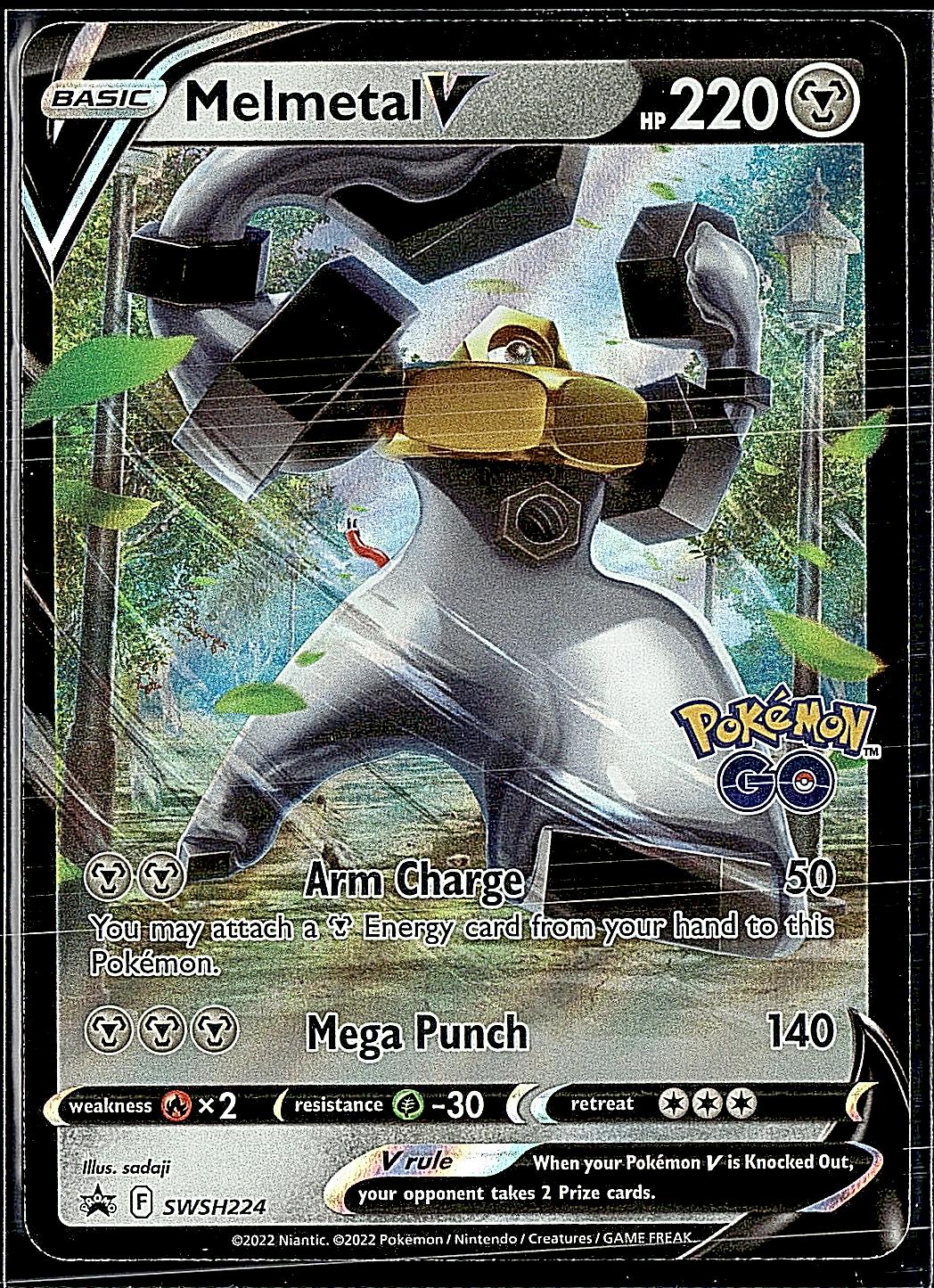 SWSH: Sword & Shield Promo Cards #SWSH224 Melmetal V