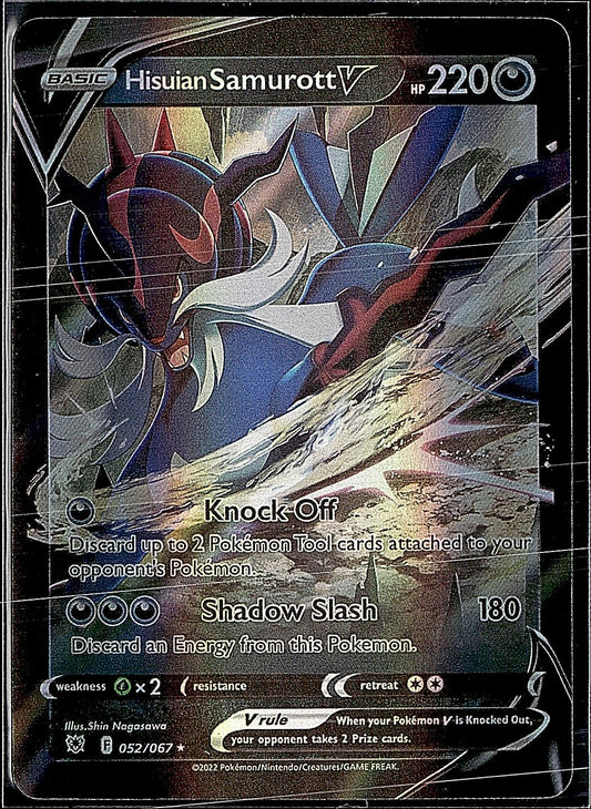 SWSH10: Astral Radiance #101/189 Hisuian Samurott V