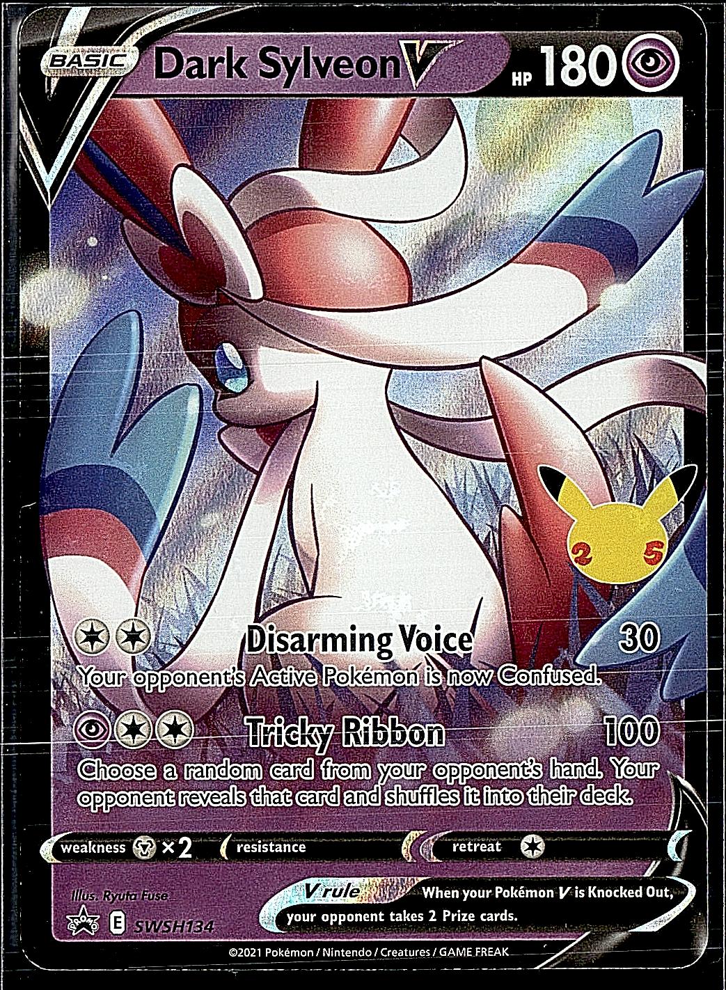 SWSH: Sword & Shield Promo Cards #SWSH134 Dark Sylveon V