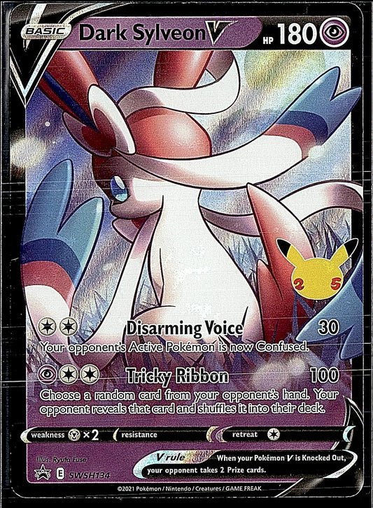 SWSH: Sword & Shield Promo Cards #SWSH134 Dark Sylveon V
