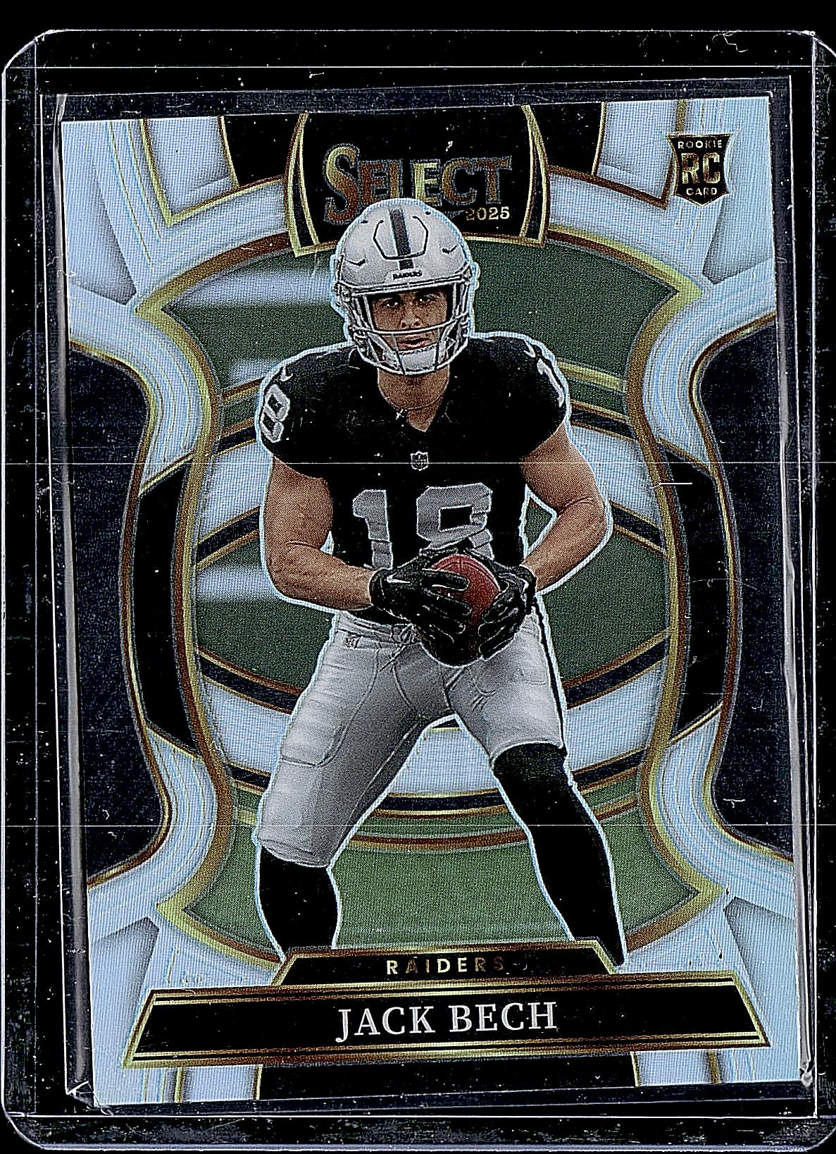 2025 Panini Select #6 Jack Bech Silver Prizm