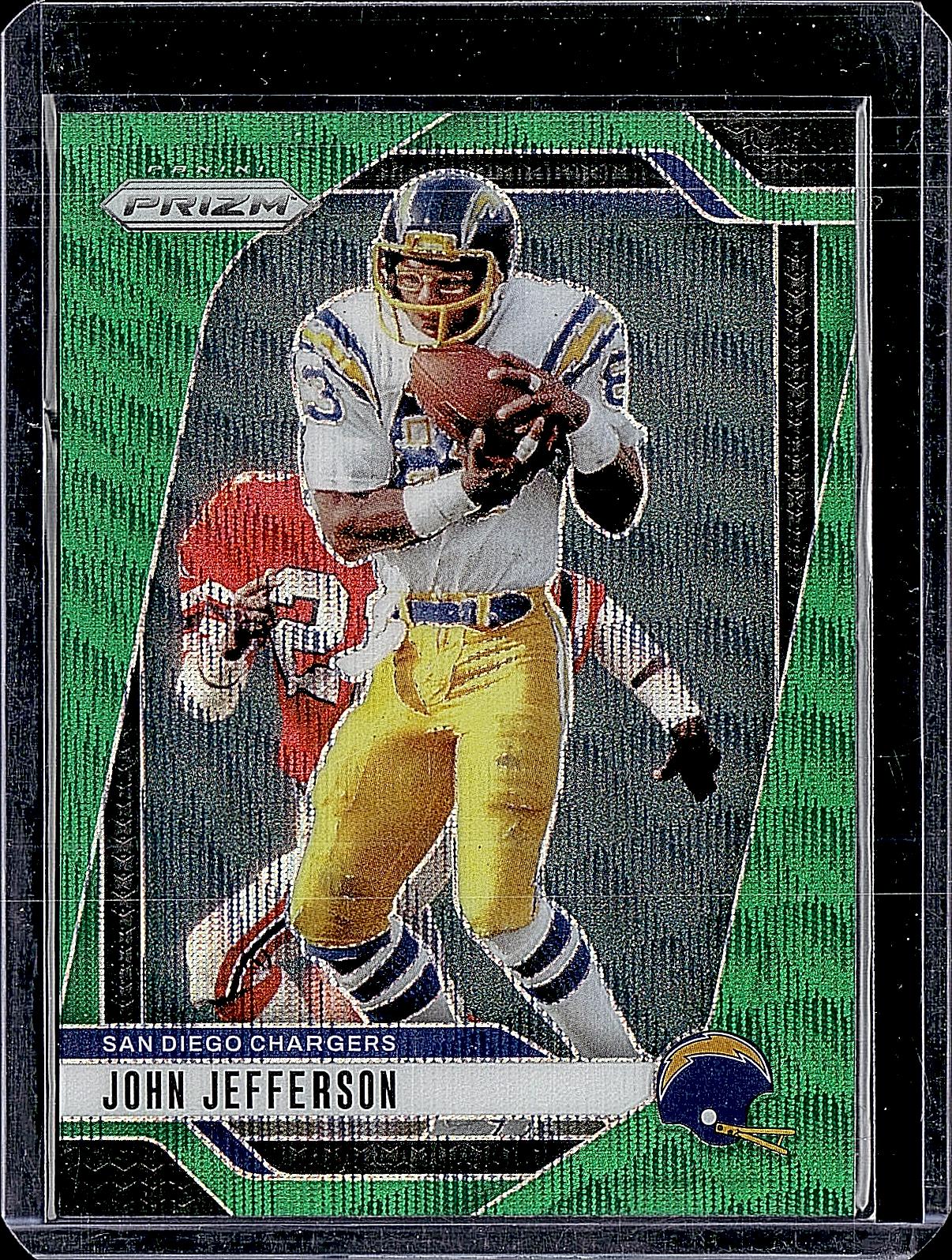 2024 Panini Prizm #165 John Jefferson Green Wave