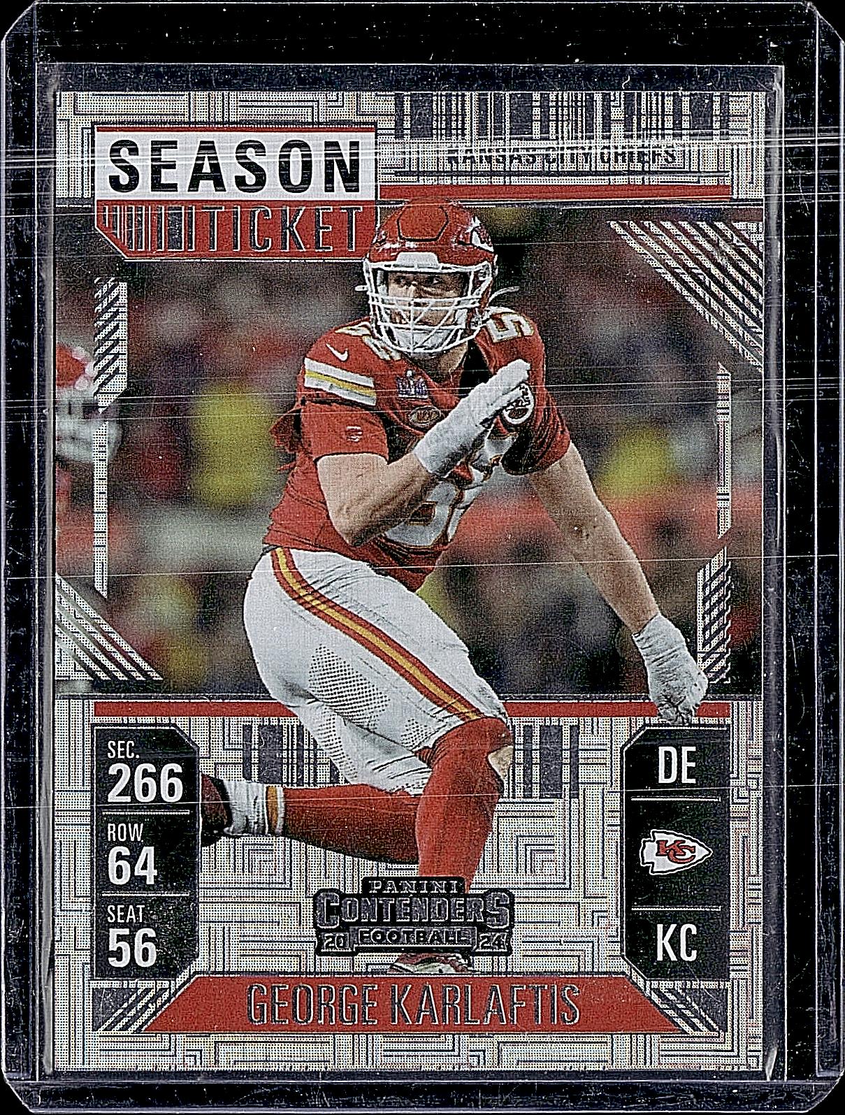 2024 Panini Contenders #51 George Karlaftis
