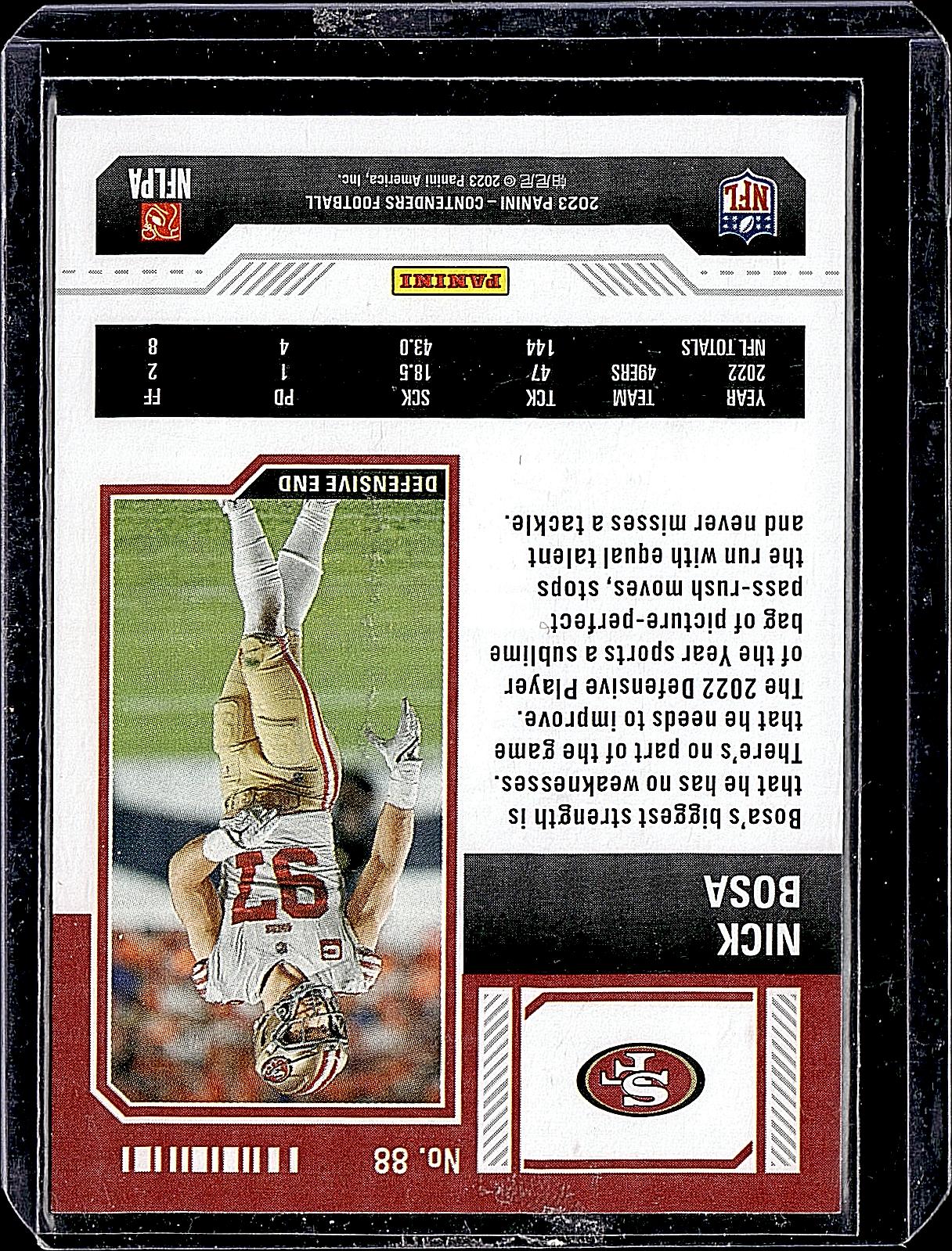 2023 Panini Contenders #88 Nick Bosa